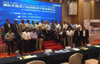 Inauguration ceremony of 6th International Battery Conference at Foshan on 17th August, 2017
