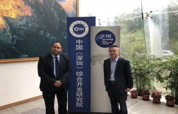 Consul General’s visit to China Development Institute, Shenzhen (18 April 2019)