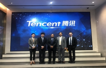 Consul General’s visit to Tencent Headquarters in Shenzhen (18 April 2019)
