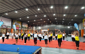 International Day of Yoga (IDY) 2019 @ Dongguan