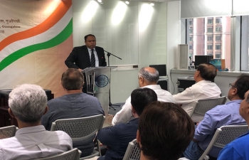 Interaction with members of Indian Community - Briefing by Consul General on the latest developments in India