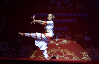 Cultural Program at Indian Community Event in Guangzhou on 31 Sep