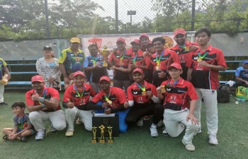 Consul(CCP)represented and participated in the Independence Cup Cricket Tournament organized by Indian Community in Shenzhen on 30 August, 2020
