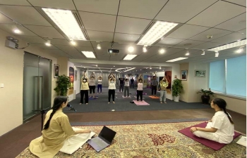 Yoga Workshop @ Consulate (17 October 2020)