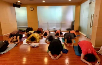 Yoga Session in Ersha Island in Guangzhou
