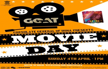 Screening of Bollywood movie 'QUEEN' @ GOAT GZ on 4 April 2021 (Sunday)