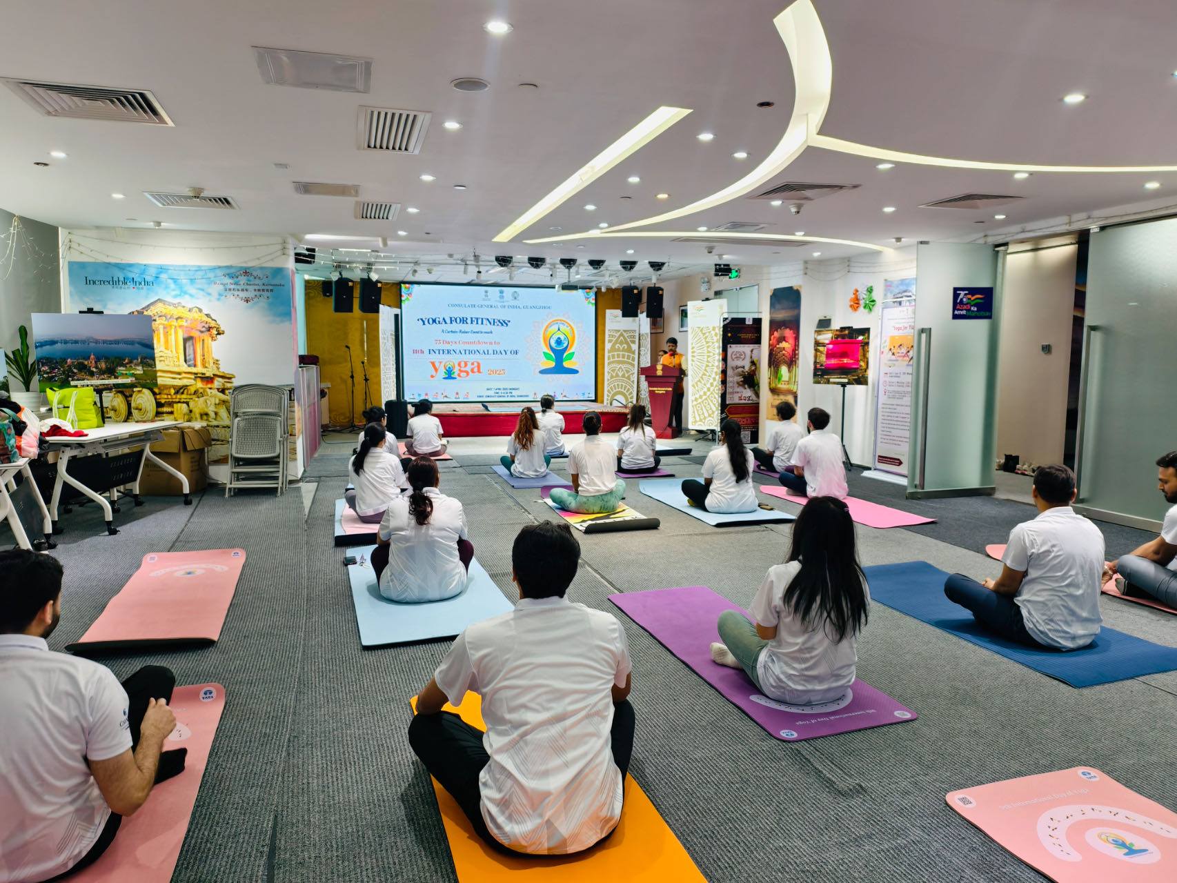 Curtain Raiser event to mark 75 days countdown to IDY 2025 organized by the Consulate General of India, Guangzhou.